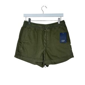 NEW Gap Pull On Shorts Small Desert Cactus Green Cotton Gorpcore Utility Khaki